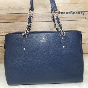 Leather new  Andee Cobble Hill Kate Spade Shoulder Tote Blue